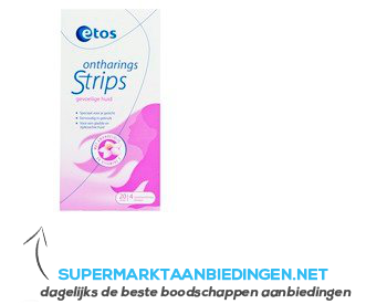 Etos Ontharingsstrips gezicht aanbieding