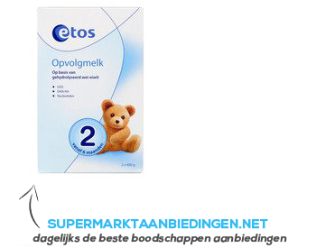 Etos Opvolgmelk 2 aanbieding