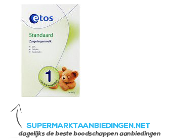 Etos Opvolgmelk standaard 1 aanbieding