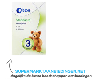 Etos Opvolgmelk standaard 3 aanbieding