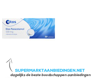 Etos Paracetamol 500 mg aanbieding