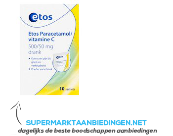 Etos Paracetamol vitamine C aanbieding