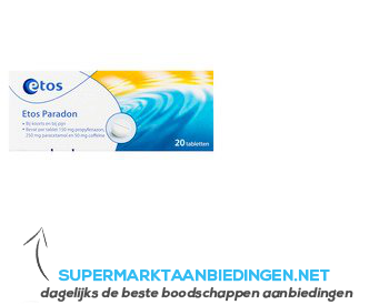 Etos Paradon tabletten aanbieding