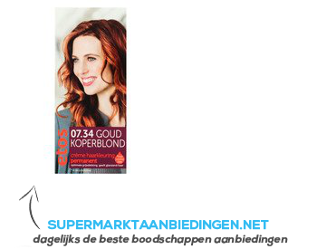 Etos Perm hair coloring 07.34 goud koperblond aanbieding