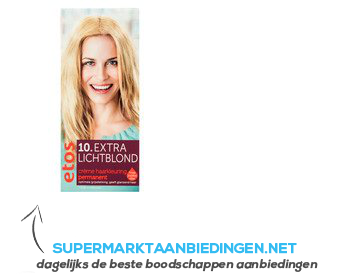 Etos Perm hair coloring 10 extra licht blond aanbieding