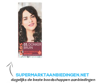 Etos Permanent hair coloring 03 donker bruin aanbieding