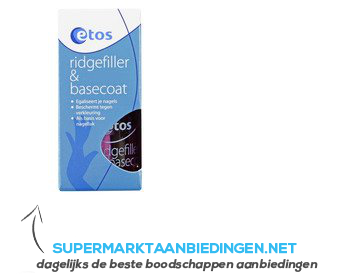 Etos Ridgefiller & basecoat aanbieding