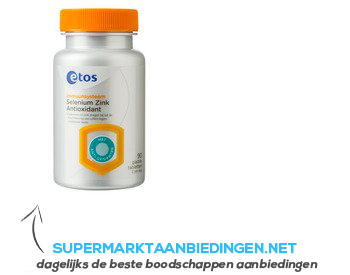 Etos Selenium zink antioxidant aanbieding