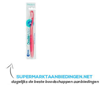 Etos Tandenborstel double action medium aanbieding