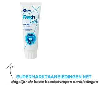 Etos Tandpasta fresh gel aanbieding