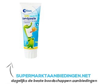 Etos Tandpasta kids 0-5 aanbieding