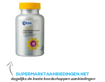 Etos Vitamine B complex 100% ADH aanbieding