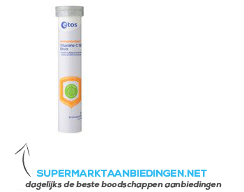 Etos Vitamine C 1500 bruis citroen aanbieding