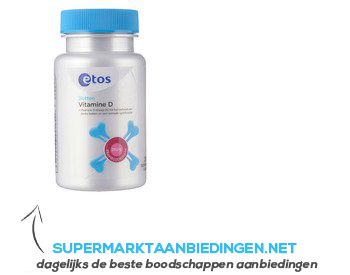 Etos Vitamine D25mcg kauwtablet framboos aanbieding