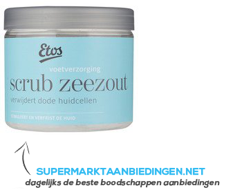 Etos Voet scrub zeezout aanbieding