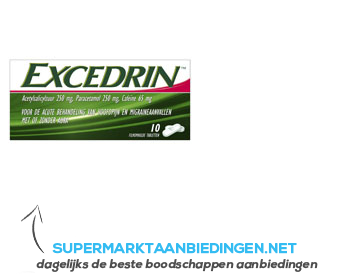 Excedrin Hoofdpijn tabletten aanbieding