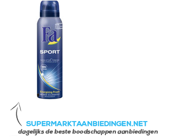 Fa Deospray for men sporty fresh 48 hr aanbieding