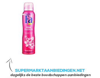 Fa Deospray pink passion aanbieding