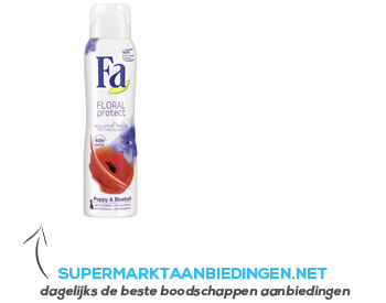 Fa Deospray poppy & bluebell aanbieding