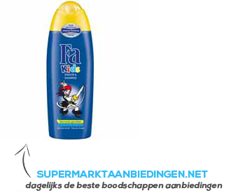 Fa Kids douche & shampoo pirate aanbieding