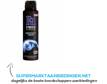 Fa Perfect wave deospray for men 24 hr aanbieding
