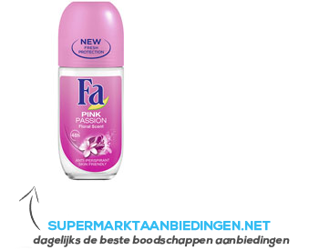 Fa Pink passion deo roller aanbieding