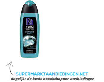 Fa Shower extreme cool men aanbieding