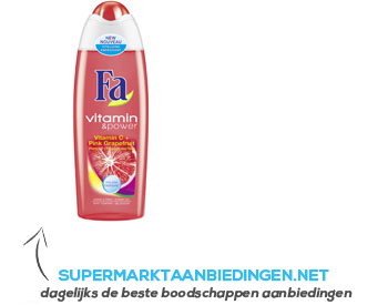 Fa Shower vitamine c & pink grapefruit aanbieding