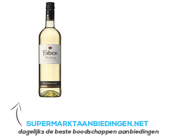 Faber Chardonnay alcoholvrij aanbieding