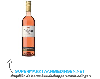 Faber rosé alcoholvrij aanbieding