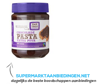 Fair Trade Original Chocoladepasta extra puur