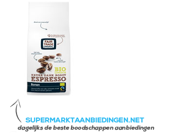 Fair Trade Original Espresso extra dark roast bonen aanbieding