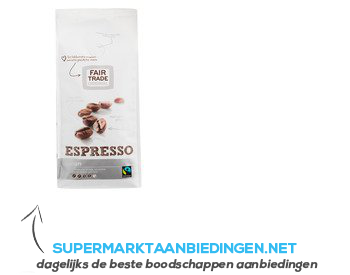 Fair Trade Original Espressobonen aanbieding