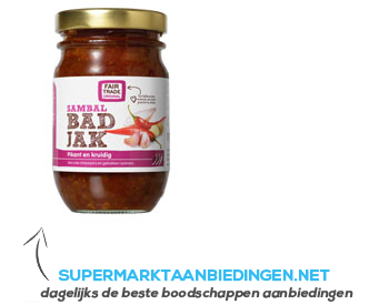 Fair Trade Original Sambal badjak aanbieding