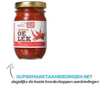 Fair Trade Original Sambal oelek aanbieding