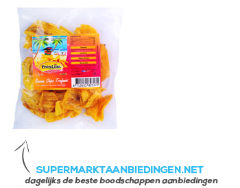 Faja Lobi Banaan chips aanbieding