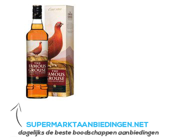 Famous Grouse Blended Scotch whisky aanbieding
