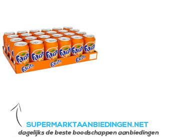 Fanta Orange tray aanbieding