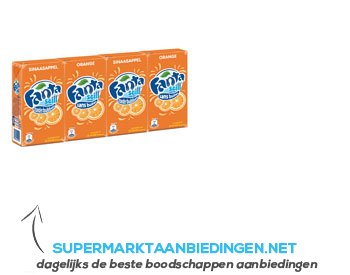 Fanta Still sinaasappel aanbieding