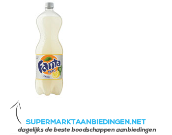 Fanta Zero lemon aanbieding