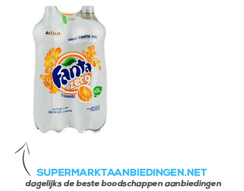 Fanta Zero orange aanbieding