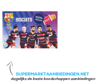 FC Barcelona Biscuits aanbieding