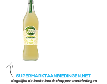 Feel Good Fruitwater cloudy lemon aanbieding