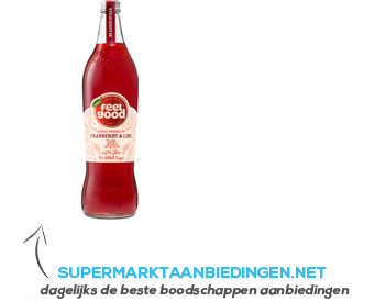 Feel Good Fruitwater cranberry-lime