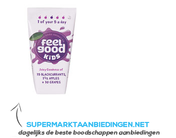 Feel Good Juicy goodness blackcurrants-apples aanbieding