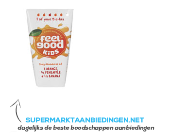 Feel Good Juicy goodness orange-pineapple aanbieding