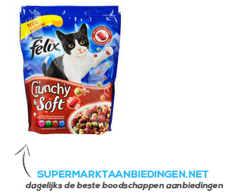 Felix Crunchy & soft rund/kip/groente aanbieding