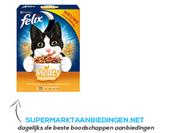 Felix Kattenvoer droog kip sensation aanbieding