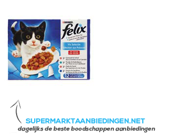 Felix Portiezakjes vis selectie aanbieding