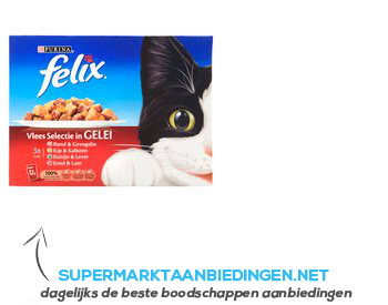 Felix Portiezakjes vlees selectie aanbieding